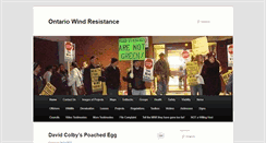 Desktop Screenshot of ontario-wind-resistance.org