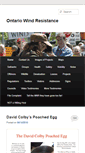 Mobile Screenshot of ontario-wind-resistance.org